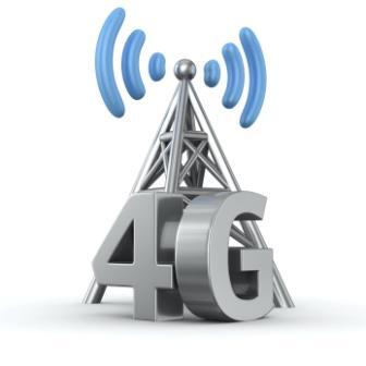 4G LTE tower logo