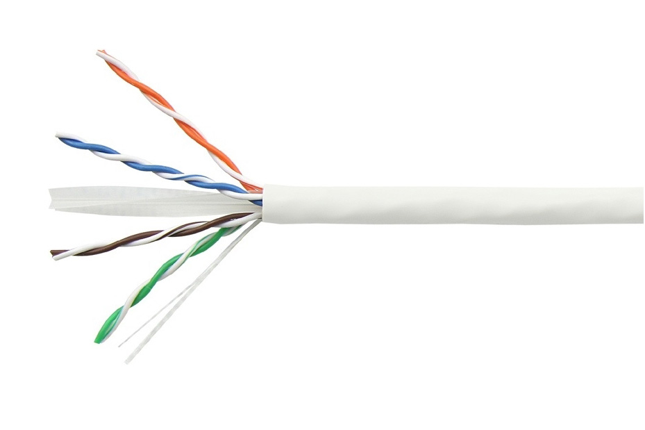 Câble Ethernet CAT6 50cm - LSZH (Low Smoke Zero Halogen) - Cordon RJ45 UTP  Anti-accrochage 10GbE LAN - Câble Réseau Internet 650MHz 100W PoE - Gris 