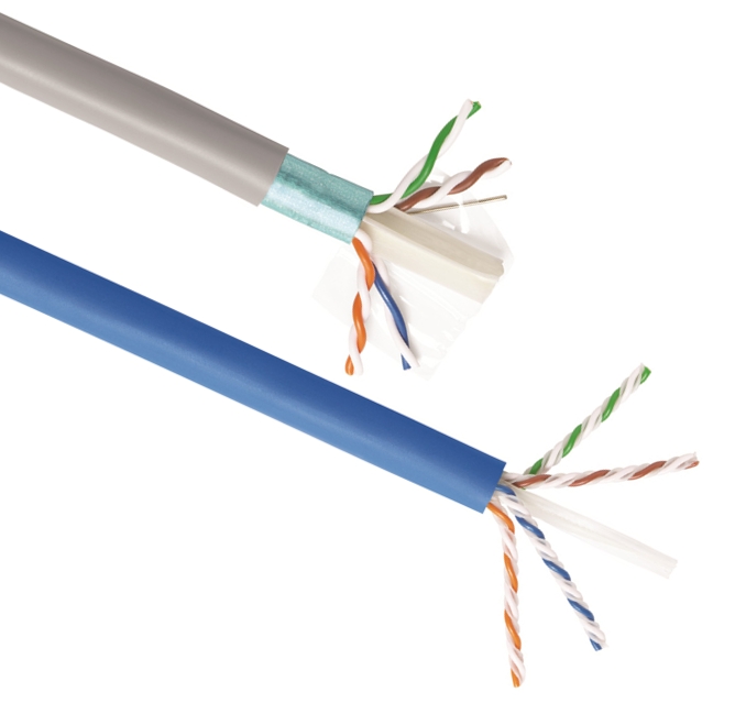 Ethernet Cable, Coil, Cat5e, RJ45 Plug to RJ45 Plug, FUTP (Foiled  Unshielded Twisted Pair), Teal
