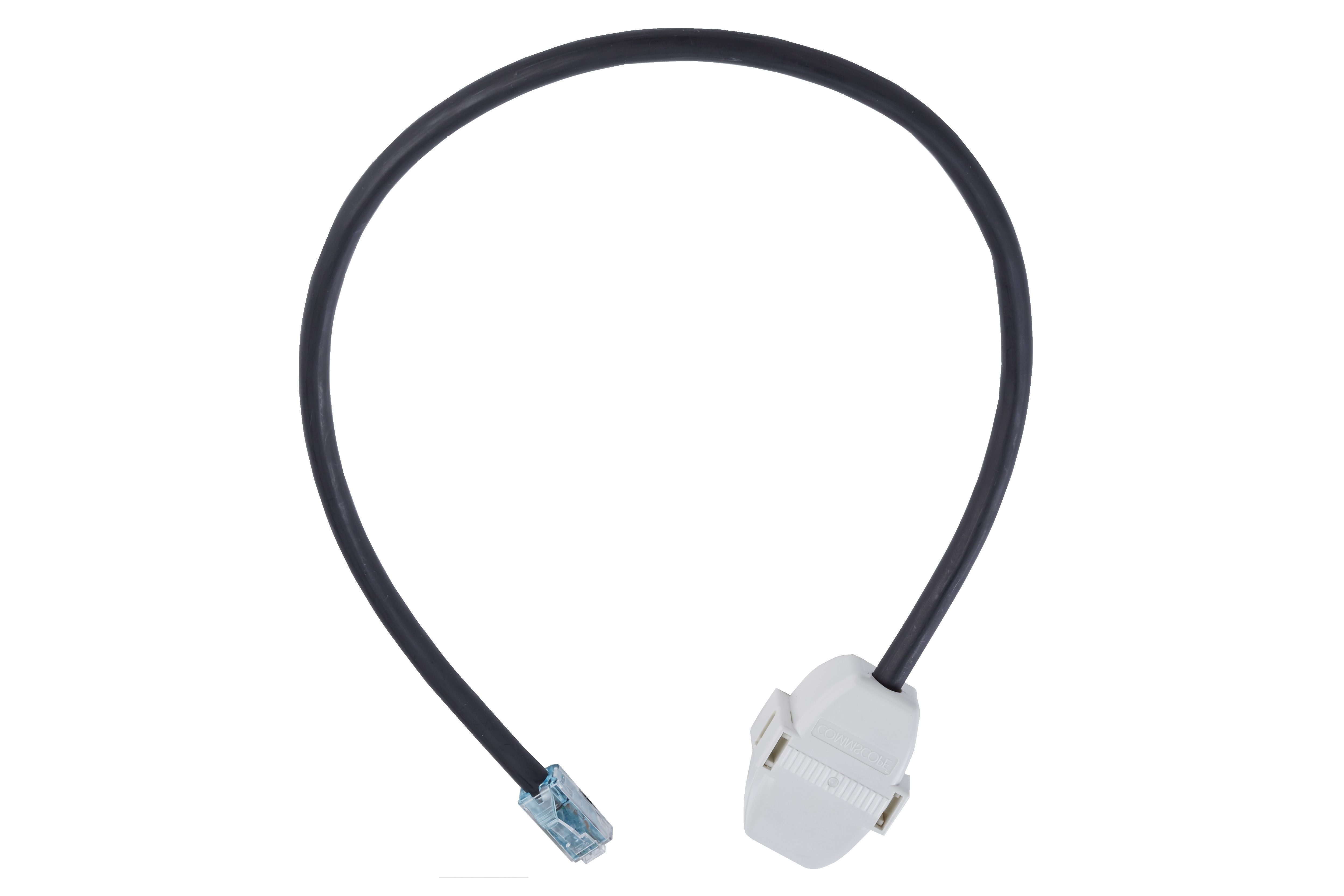 Cable - Black CAT6a Ethernet Cable 5m - Connectique TV/Hifi/Video