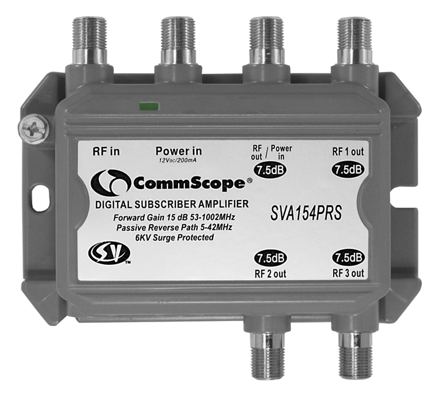 Commscope power inserter for your cable TV CATV Antenna RF drop amplifier 
