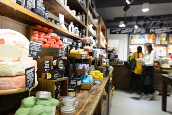 lush store interior