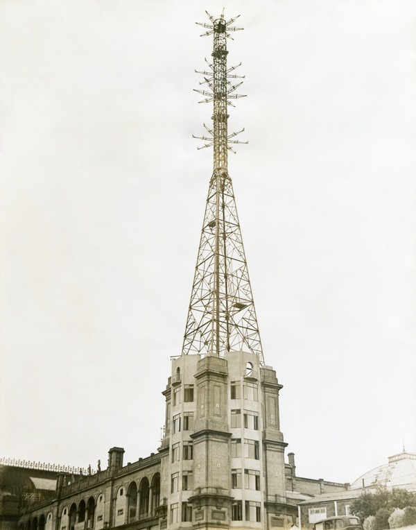 Television tower at Alexandra Place in 1936