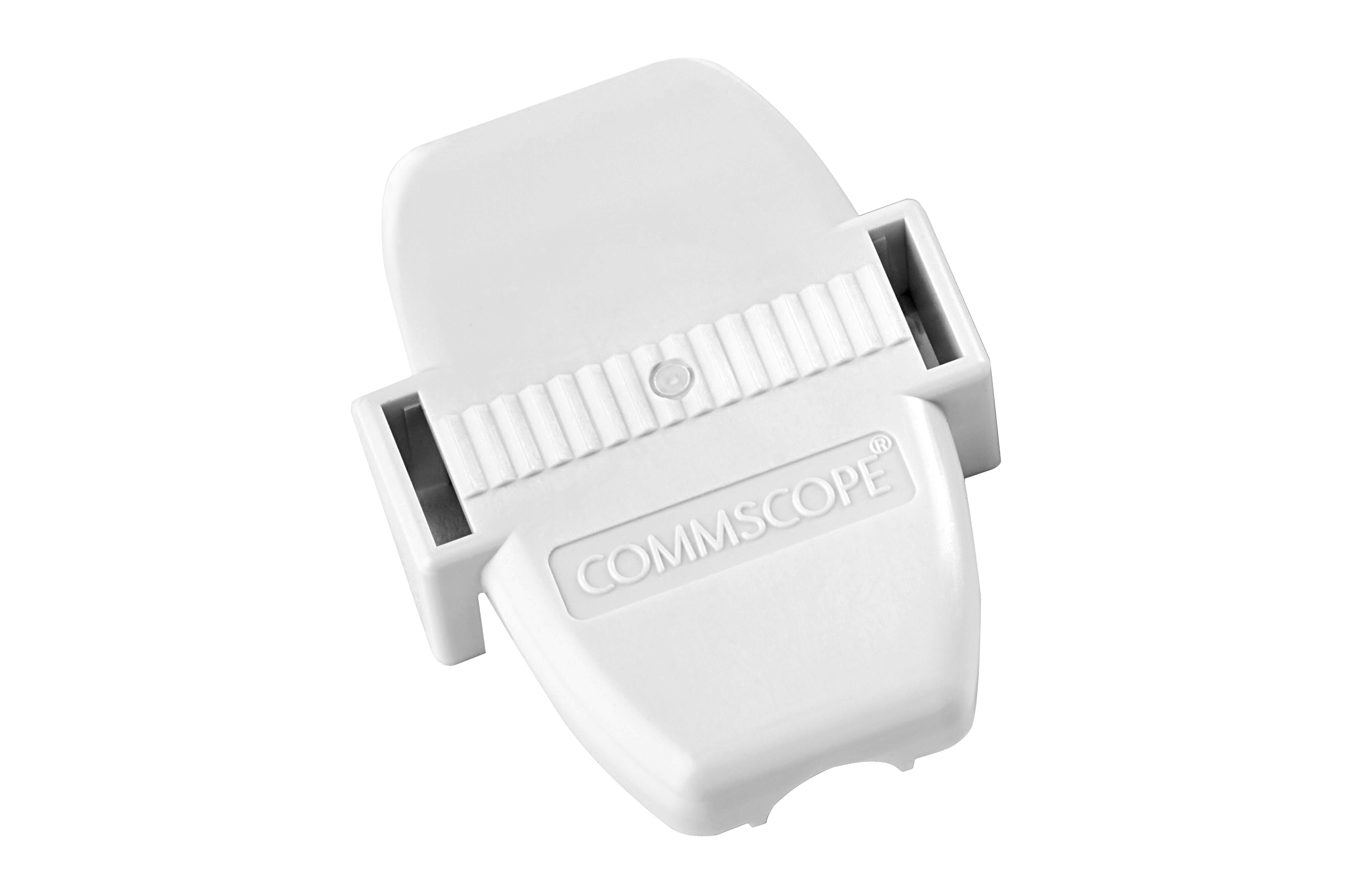 WHITE CCA Connector Only (No Patch Cable). Use with Cat 5e/6/6A UTP Patch Cords Cut in Half