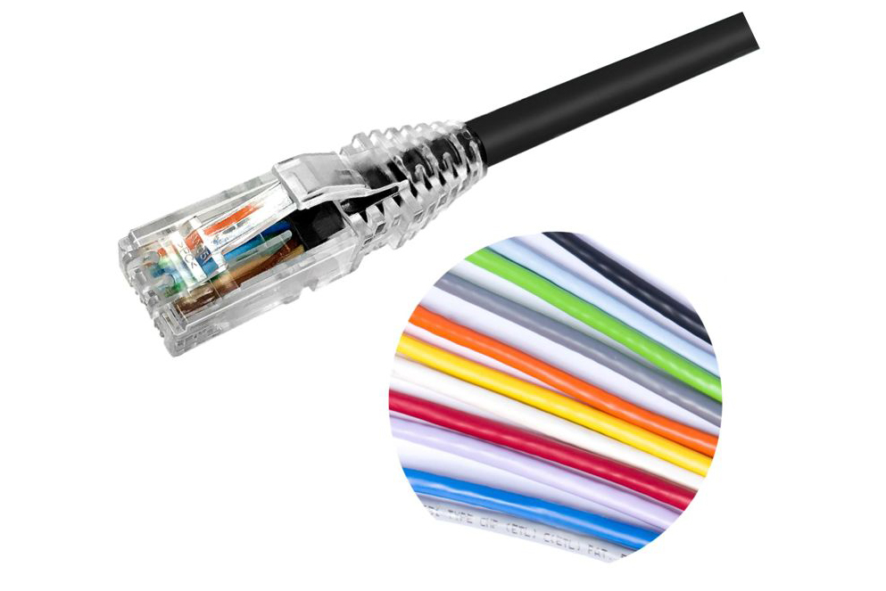 Cat.6 U/UTP, RJ45, Patch Cord, White - (35ft) 10.6mtr