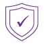 Reliability and security icon