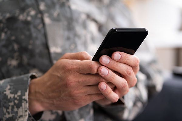 Federal military soldier mobile phone