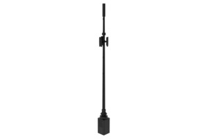 760253649 | 30" Pole Cab with Tapered Fluted Shaft