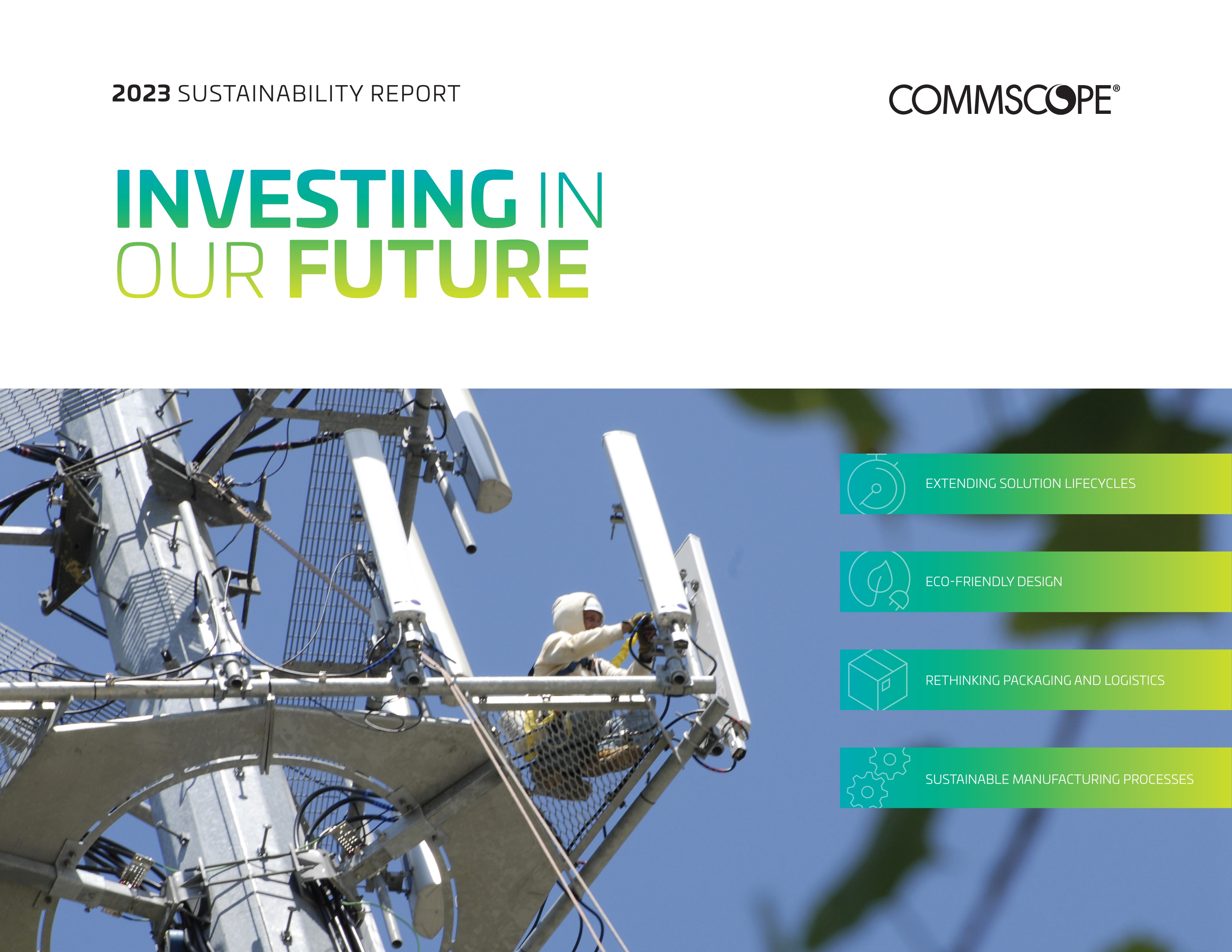 CommScope’s 2023 Sustainability Report: Investing in Our Future 